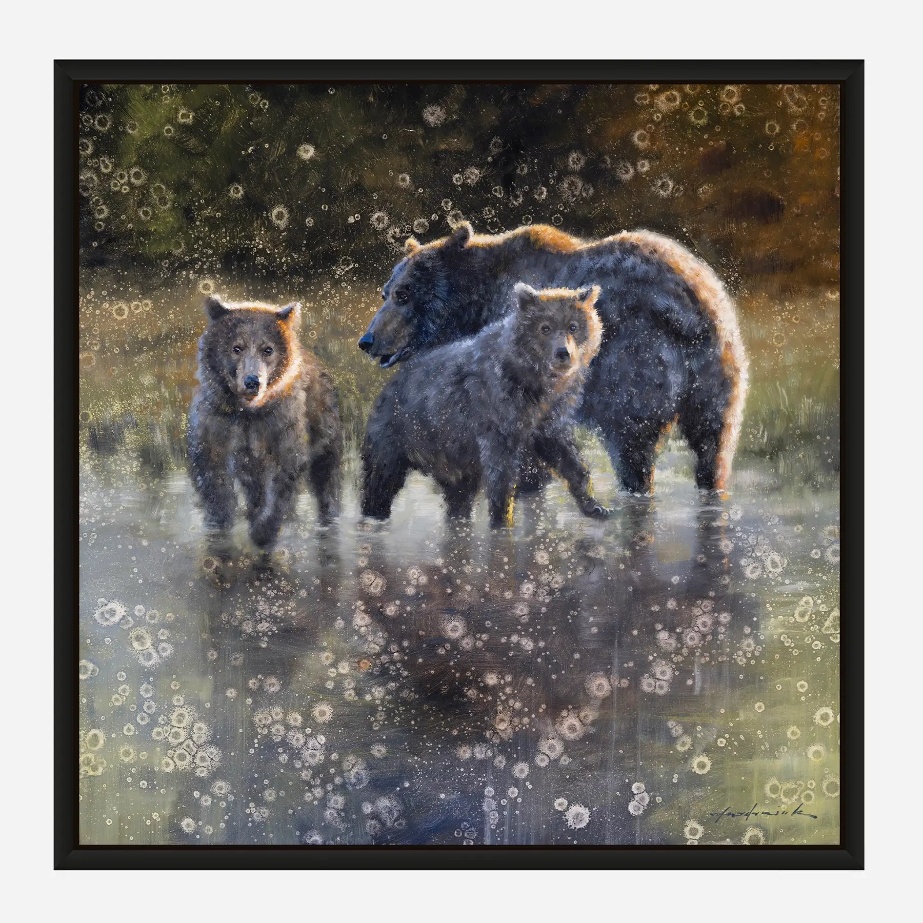 Sunset Fishing Lesson Artist Proof
